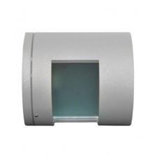 Φωτιστικό Κύλινδρος Μονής Κατεύθυνσης 1xG9 230V Αλουμινίου Γκρι IP44 3-90986